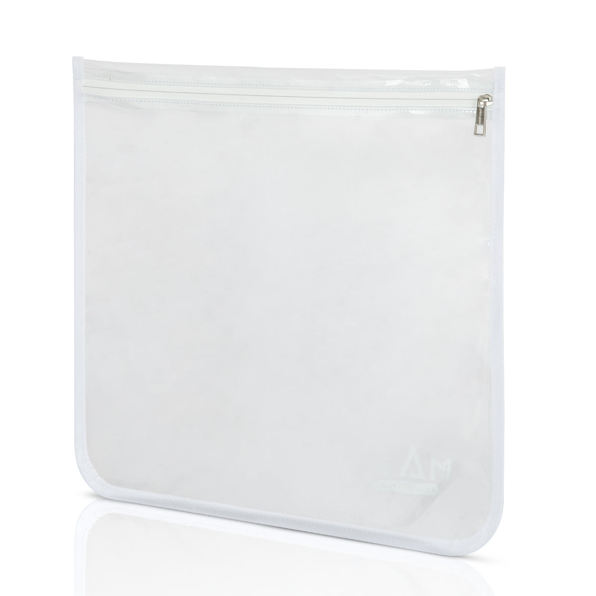 SUPER STAM Tallit tallis and Tefillin PVC High Quality waterproof protection For Tallit and Tefillin bag WHITE Round fabric AND round corners