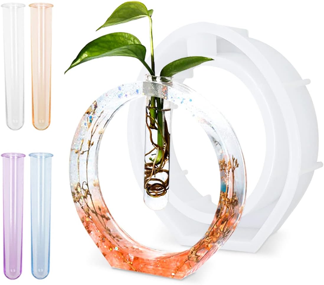 Vase Tube Resin Molds