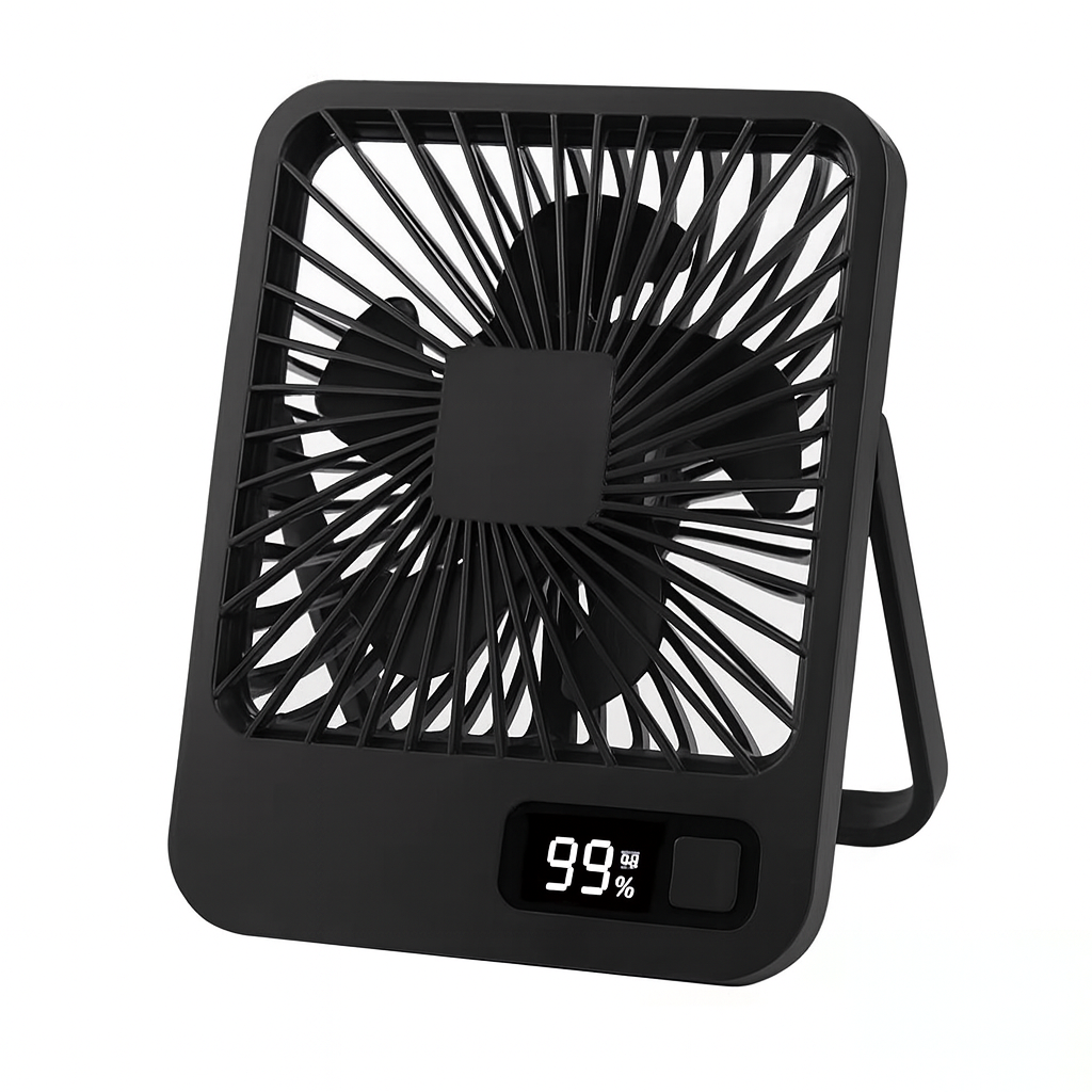 Air Cooling Desk Fan Mini USB Portable Fan Rechargeable Standing Fan