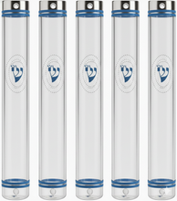 Load image into Gallery viewer, MEZUZAH CASE Holder Plastic Semiround COLOR OPTIONS Sihin Waterproof Rubber Cork lot of 5