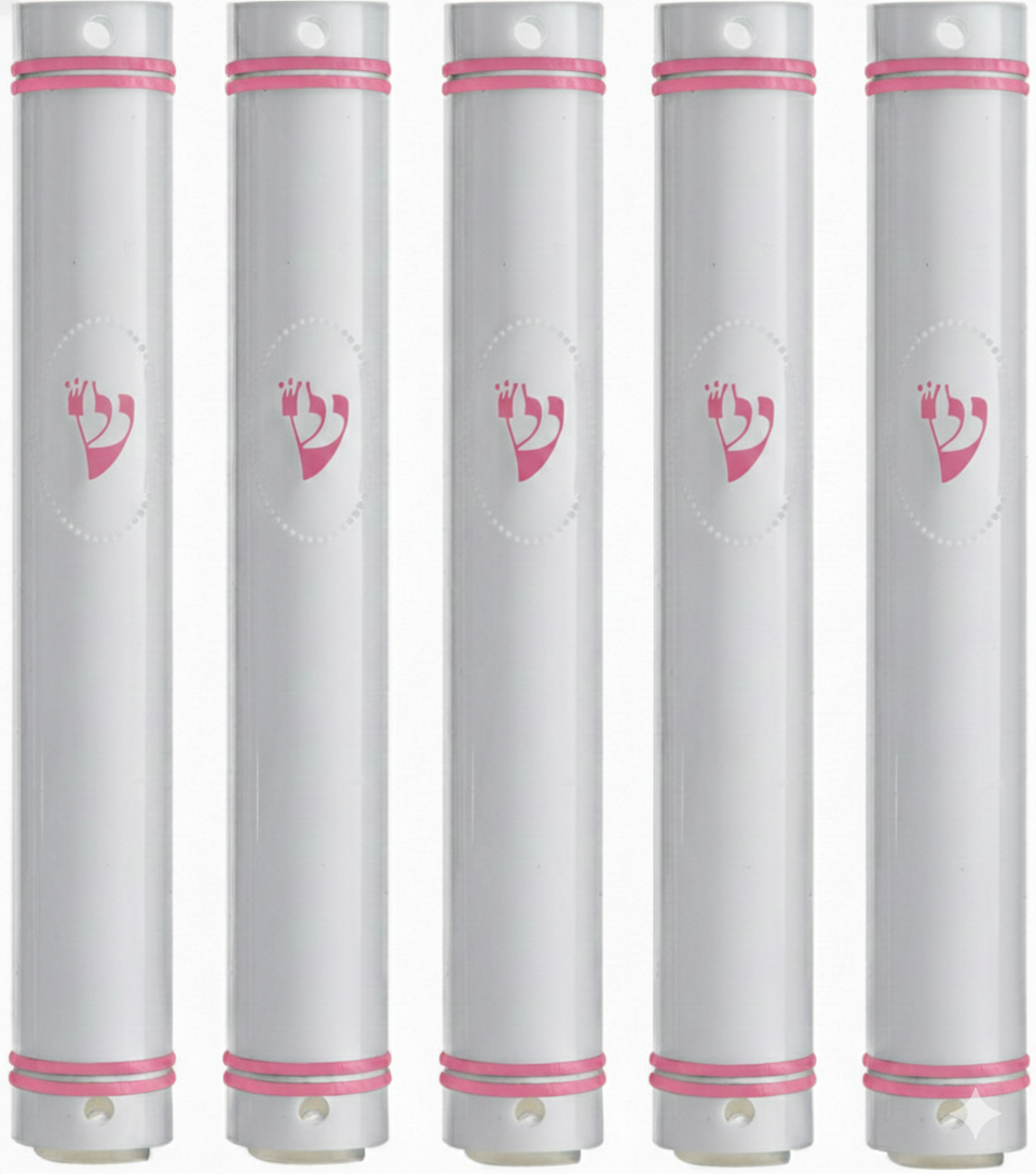 MEZUZAH CASE Holder Plastic Semiround COLOR OPTIONS Sihin Waterproof Rubber Cork lot of 5