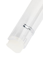 Load image into Gallery viewer, Plastic Mezuzah Case Holder – Semiround Design clear with silver Accent – Self-Stick Adhesive Back – Waterproof Rubber Cork – 5 Pack