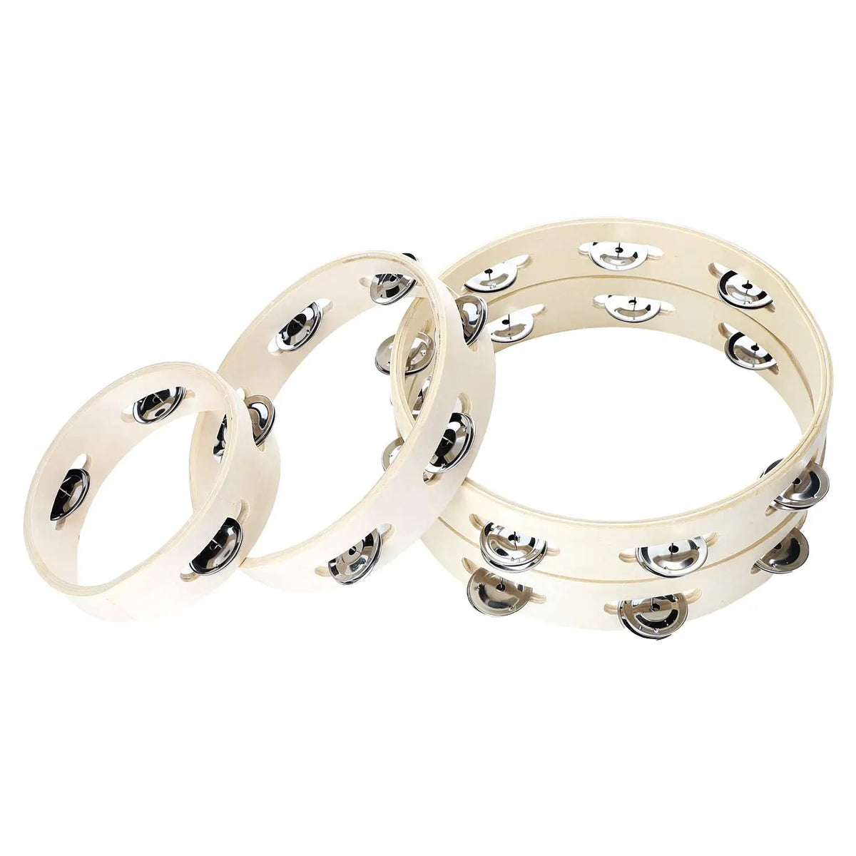 Tambourines Hand Held 6inch Tambourine Ring Metal Jingles Percussion Musical Educational Toy Instrument