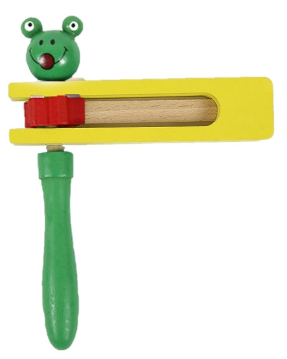 Colorful Wooden Gragger Grogger Noise Maker 5.72 x 4.91 inches Color Party Graggers for Party Favors Holiday Celebration