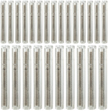 Load image into Gallery viewer, Plastic MEZUZAH CASE CLEAR  with Stones Silver shin  Waterproof Rubber Cork 25 PCS