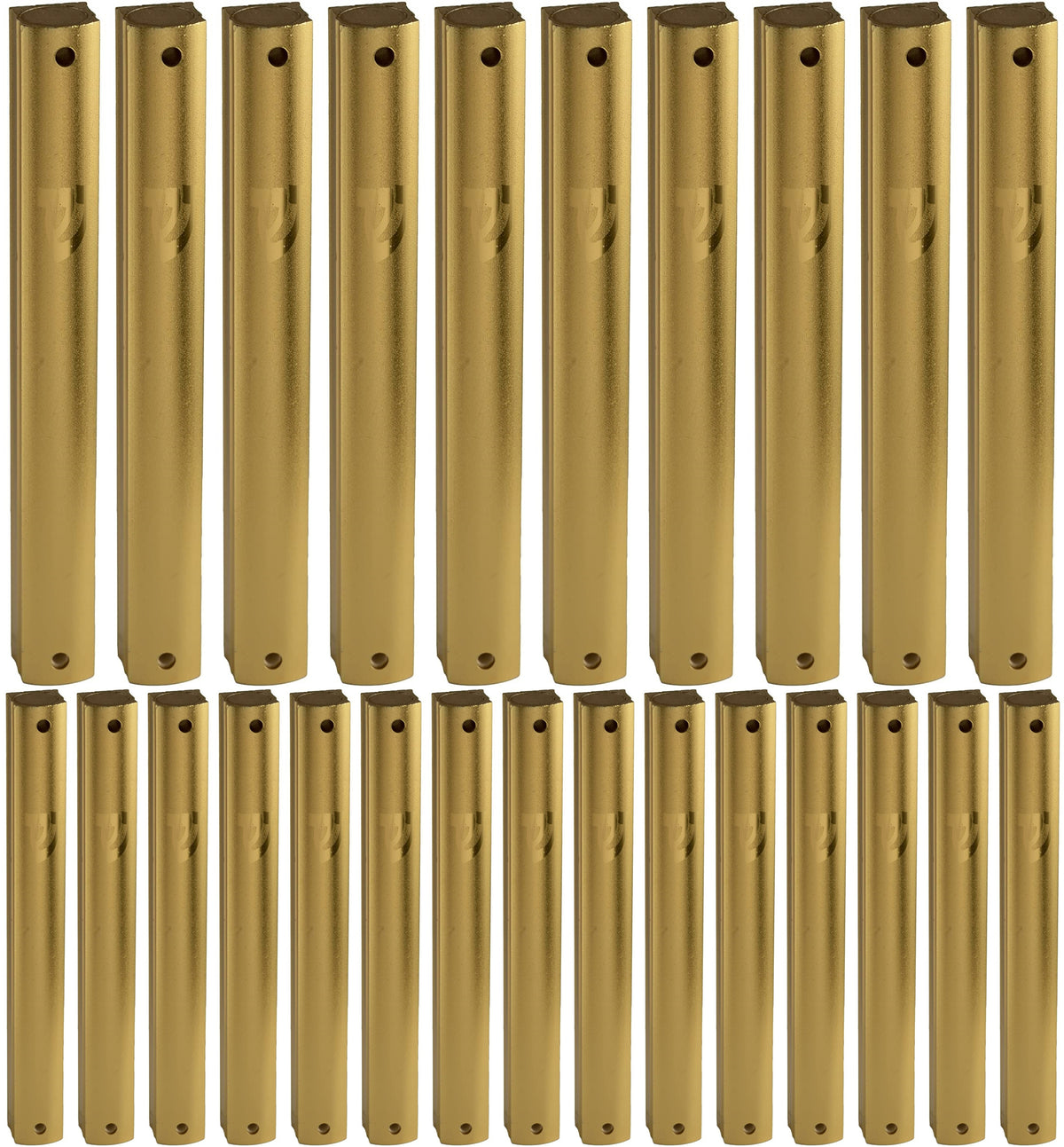 MEZUZAH CASE Holder ALUMINUM Gold Waterproof Rubber Cork LOT OF 25 PCS (gold,)