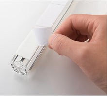 Load image into Gallery viewer, PLASTIC MEZUZAH CASE Rectangle Shape WHITE COLOR Silver Shin waterproof Sold in unit of 5 pcs