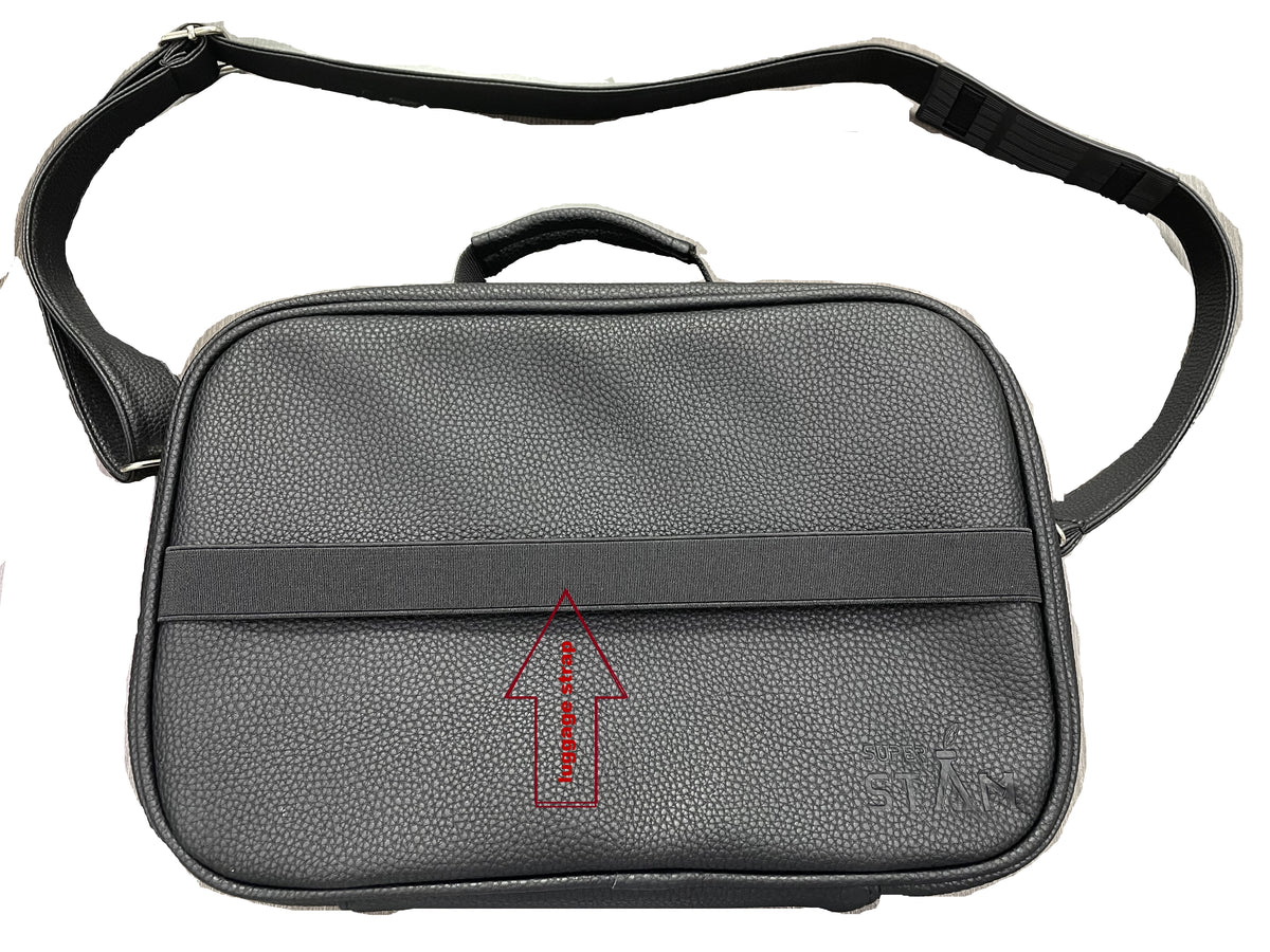 SUPER STAM Tallit and Tefillin Faux Leather Prayer Travel Tote Bag Rain Proof Carry Handle And shoulder strap