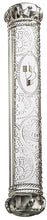 Load image into Gallery viewer, Plastic Transparent Crown Series Mezuzah case With Rubber Cork- Ornaments Sold in unit of 5 pcs.