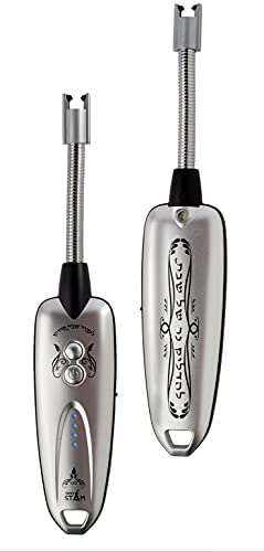 Shabbat Candles Lighter with Long Flexible Neck with LED Battery Display Safety Switch Flashlight And Magnet USB Rechargeable great Shabbat gift
