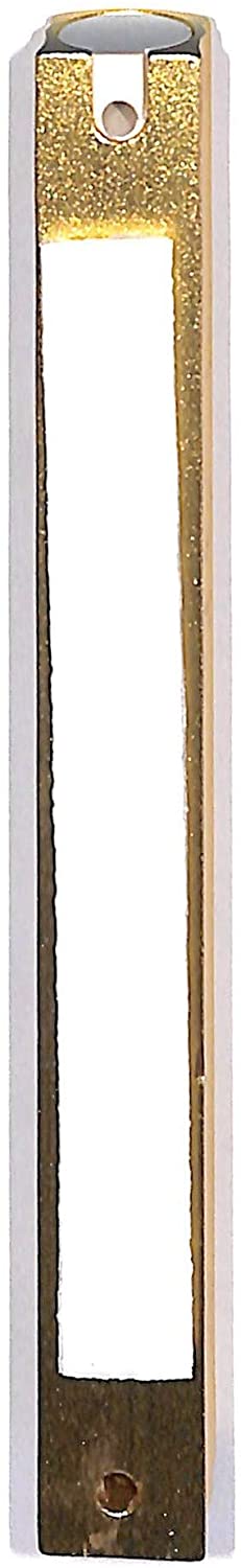 Aluminum MEZUZAH CASE Gold with Glossy Modern Shin Self Stick Waterproof Rubber Cork Sold in unit of 5 pcs