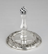 Load image into Gallery viewer, Sterling Silver Etz Chaim Torah Rollers  Set Top And Bottom # 41-61