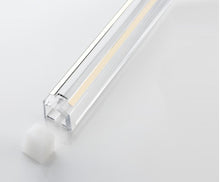 Load image into Gallery viewer, MEZUZAH CASE CLEAR Plastic with Mirror Design Rubber Cork Waterproof Rubber Cork Sold in unit of 5 pcs