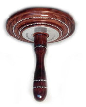 Load image into Gallery viewer, Wood & Silver Etzei Chaim Torah Rollers