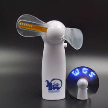 Load image into Gallery viewer, Flashing Logo USB LED Programmable LED Message Handheld promotional fan