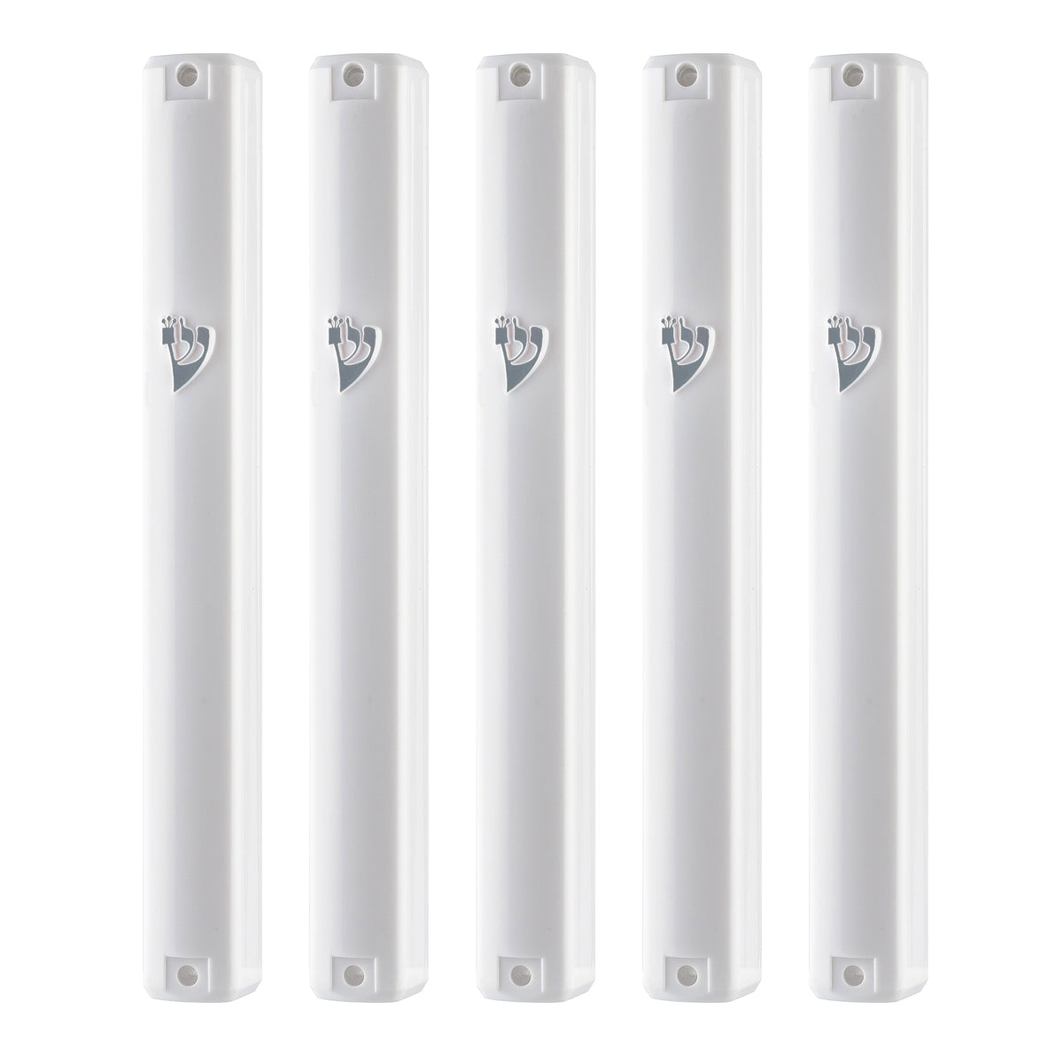 PLASTIC MEZUZAH CASE Rectangle Shape Silver shin colour and sizes 10/ 15 /12/ cm optional Waterproof Sold in unit of 5 pcs