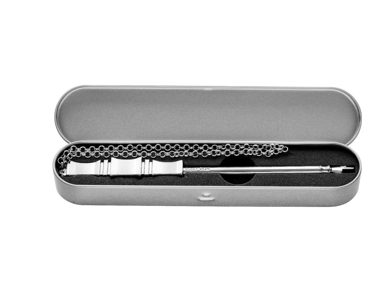 Torah Book Pointer Yad Hand Pointer ..Silver Finish Great bar bat Mitzvah Gift with a 20cm Bead Charm in Metal Gift Box