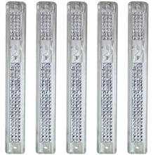 Load image into Gallery viewer, Plastic MEZUZAH CASE CLEAR with Stones 2965 Silver shin Waterproof Rubber Cork