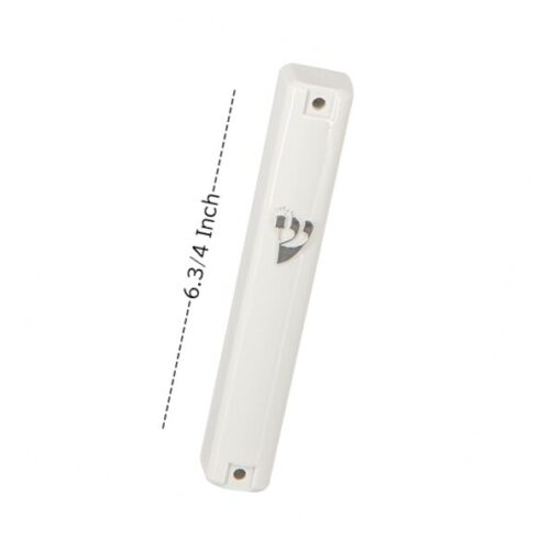 PLASTIC MEZUZAH CASE Rectangle Shape Silver shin colour and sizes 10/ 15 /12/ cm optional Waterproof Sold in unit of 5 pcs