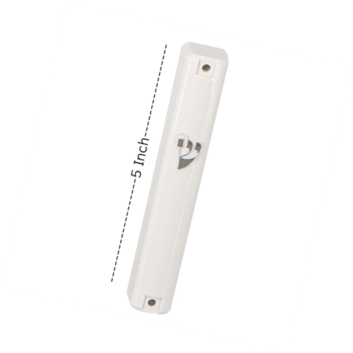 PLASTIC MEZUZAH CASE Rectangle Shape Silver shin colour and sizes 10/ 15 /12/ cm optional Waterproof Sold in unit of 5 pcs