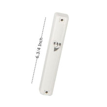 Load image into Gallery viewer, PLASTIC MEZUZAH CASE Rectangle Shape Silver shin colour and sizes 10/ 15 /12/ cm optional  Waterproof Sold in unit of 5 pcs