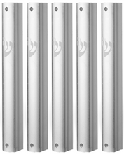 Load image into Gallery viewer, Aluminum MEZUZAH CASE Silver  Waterproof Rubber Cork Silver shin Sold in unit of 5 pcs