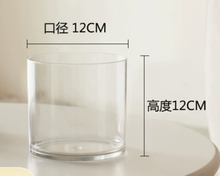 Load image into Gallery viewer, meekoo  Acrylic Vase Cylinders Round Decorative 5 x 5 in, 5 x 5 in
