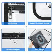 Load image into Gallery viewer, SUPER STAM Tallit tallis and Tefillin PVC High Quality waterproof protection For Tallit and Tefillin bag Black Round fabric AND round corners
