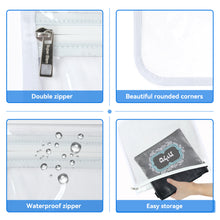 Load image into Gallery viewer, SUPER STAM Tallit tallis and Tefillin PVC High Quality waterproof protection For Tallit and Tefillin bag WHITE Round fabric AND round corners
