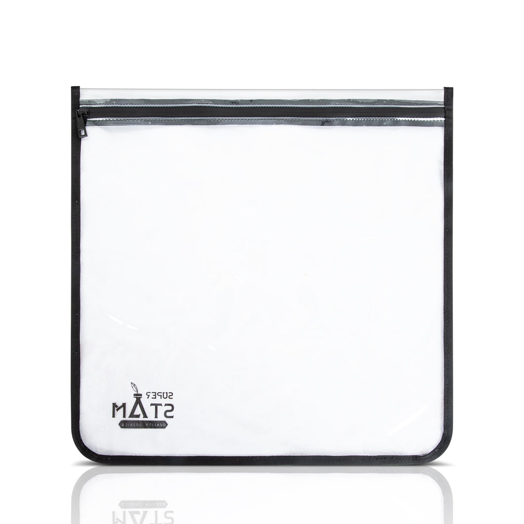 SUPER STAM Tallit tallis and Tefillin PVC High Quality waterproof protection For Tallit and Tefillin bag Black Round fabric AND round corners