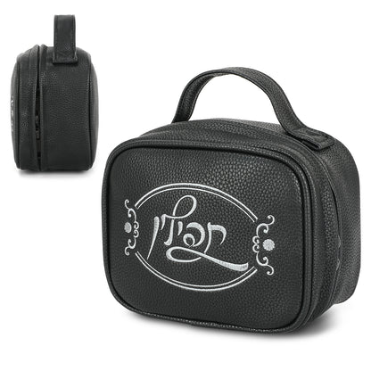 SUPER STAM Tefillin Faux Leather Prayer Travel Tote Bag Rain Proof Carry Handle