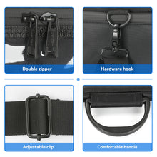 Load image into Gallery viewer, SUPER STAM Tallit tallis and Tefillin Clear Front Rain Proof Travel Tote bag with Carry Handle And shoulder strap
