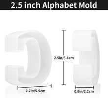 Load image into Gallery viewer, Resin Letter Molds, C Capital Alphabet
