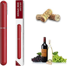 Load image into Gallery viewer, Air Pump Wine Bottle Opener Pen-shaped Pin Cork Remover Pneumatic Bar Corkscrew

