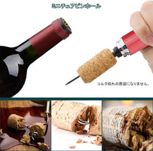 Load image into Gallery viewer, Air Pump Wine Bottle Opener Pen-shaped Pin Cork Remover Pneumatic Bar Corkscrew
