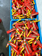 Load image into Gallery viewer, Colorful Wooden Gragger Grogger Noise Maker 5.72 x 4.91 inches Color Party Graggers for Party Favors Holiday Celebration
