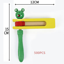 Load image into Gallery viewer, Colorful Wooden Gragger Grogger Noise Maker 5.72 x 4.91 inches Color Party Graggers for Party Favors Holiday Celebration
