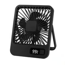 Load image into Gallery viewer, Air Cooling Desk Fan Mini USB Portable Fan Rechargeable Standing Fan
