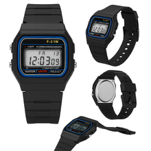 Load image into Gallery viewer, Digital Sports Watch for Men Women – Classic Rectangle Case Wristwatch with Alarm, Chronograph Stopwatch, Night Light, Waterproof Resin Band, Quartz Movement – Casual Everyday Wear
