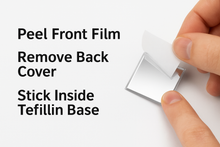 Load image into Gallery viewer, Plastic Tefillin Mirror For Tefillin Box case 32 x 32MM /1.2 x1.2 inches sold in unit of 12 pieces
