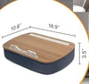 Torah Reading Stand with Cushion Base – Hands-Free Sefer Holder for Siddur, Chumash & Gemara – Adjustable Lap Book Stand for Bed, Sofa & Desk – Comfortable Neck Support Reading Pillow