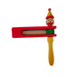 Colorful Wooden Gragger Grogger Noise Maker 5.72 x 4.91 inches Color Party Graggers for Party Favors Holiday Celebration