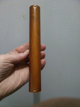 Load image into Gallery viewer, ART Judaica MEZUZAH 15 CM D.BROWN COLOR- SEMI ROUND
