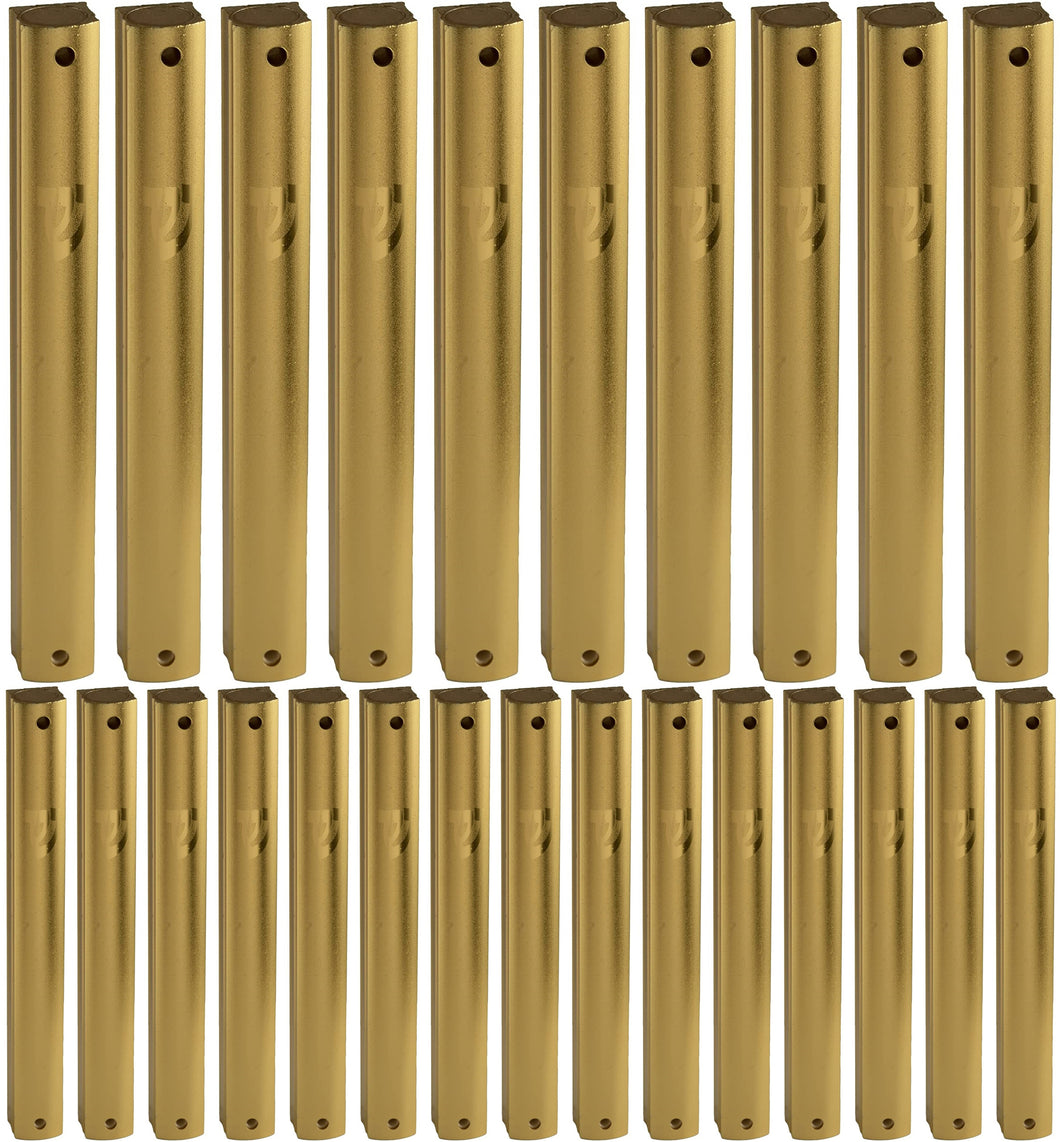 MEZUZAH CASE Holder ALUMINUM Gold  Waterproof Rubber Cork LOT OF 25 PCS (gold,)