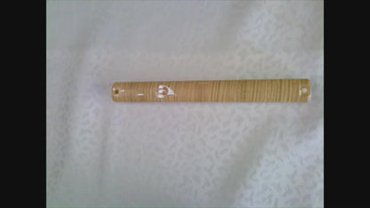 Plastic MEZUZAH CASE Holder (shidell) מזוזה METAL PAINTED WOOD Brown white striped Rubber Cork  lot of 5