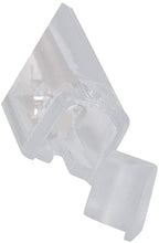 Load image into Gallery viewer, Plastic MEZUZAH CASE CLEAR  with Stones Silver shin Waterproof Rubber Cork
