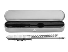 Load image into Gallery viewer, Torah Book Pointer Yad Hand Pointer ..Silver Finish Great bar bat Mitzvah Gift with a 20cm Bead Charm in Metal Gift Box
