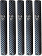PLASTIC MEZUZAH CASE Rectangle Shape Carbon Fiber (Black - Silver) Silver shin  sizes optional Waterproof