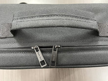 Load image into Gallery viewer, SUPER STAM Tallit and Tefillin Travel Soft carbon lined Rain Proof Tote Bag טלית ותפילין Carry Handle And shoulder strap 12x8x4.8 inches silver emroidered
