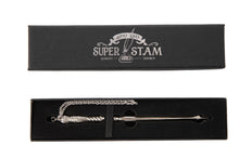 Load image into Gallery viewer, Torah/Book Pointer Yad Hand Pointer Silver Finish Great bar bat Mitzvah Gift with a 20cm Bead Charm in Gift Box
